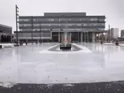 Windsor's New Downtown Ice Rink Nears Opening: Ice Making Underway
