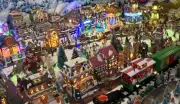 Winnipeg Man's Miniature Christmas Village Takes 60 Hours to Build Annually