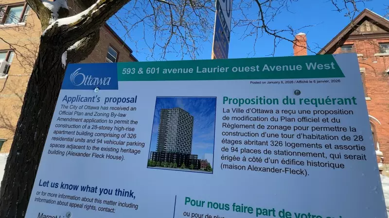 28-Storey High-Rise Proposed Next to Heritage Home in Ottawa's Centretown West