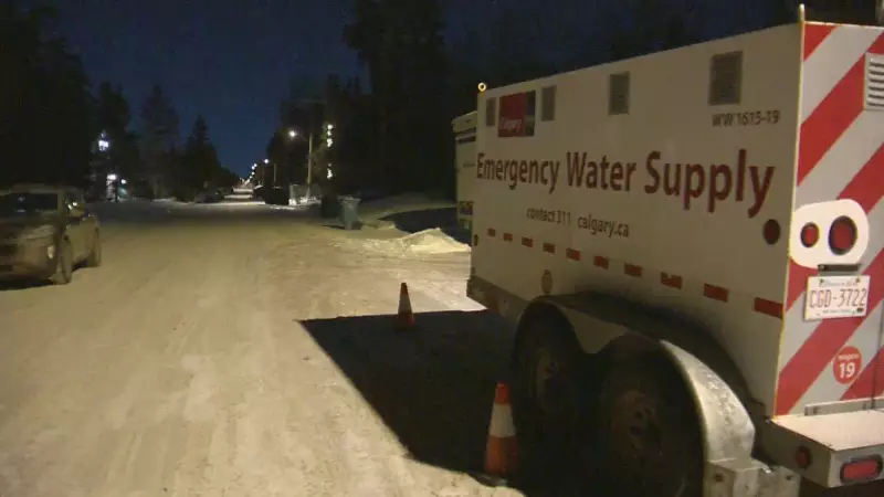 30 Bowness Homes Without Water as City Repairs Broken Watermain