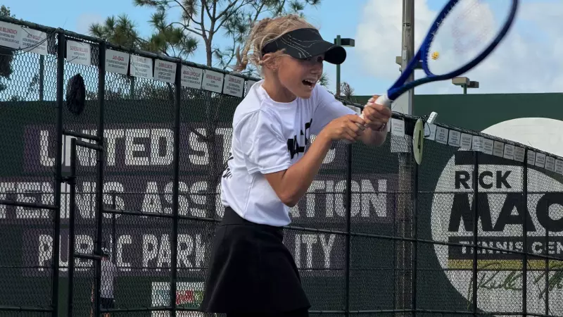 9-Year-Old Ukrainian Refugee in U.S. Tipped as Future Tennis Superstar