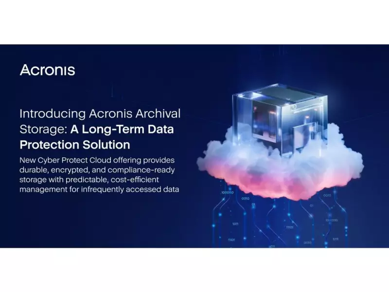 Acronis Launches Archival Storage for Long-Term Data Protection in Canada