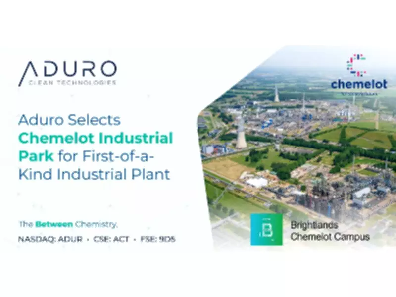 Aduro Clean Technologies Chooses Chemelot for Pioneering Industrial Plant in Netherlands