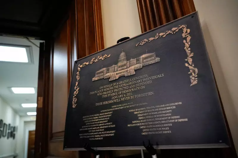 After Delays, Jan. 6 Memorial Plaque Installed at U.S. Capitol