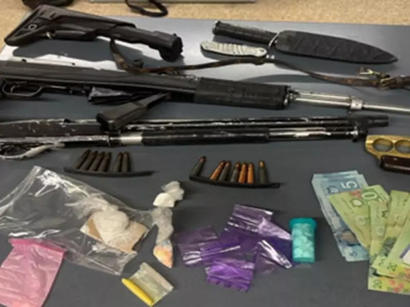 Alberta RCMP Seize Fentanyl, Guns, Cash in Major Ponoka Drug Bust