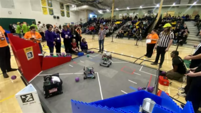 Alberta Students Compete in 'Varsity Sport for the Mind' Robotics Tournament