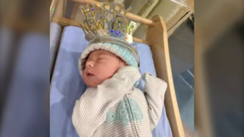 Alberta's First New Year's Baby Arrives in Calgary at 12:03 a.m.