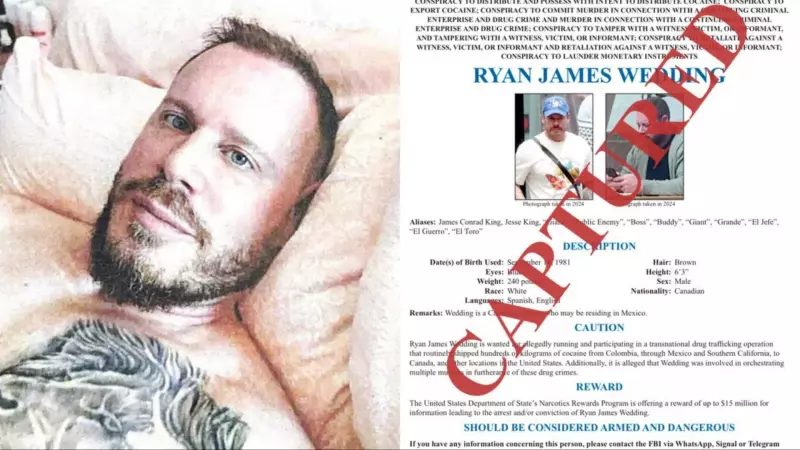 Alleged Drug Kingpin Ryan Wedding Captured in Mexico by U.S. Authorities
