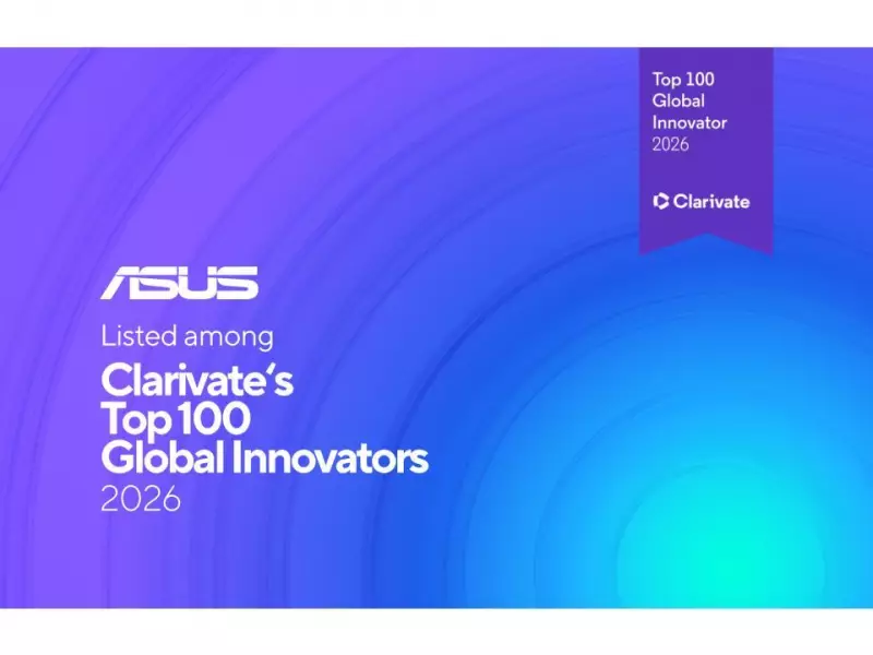 ASUS Named Among Clarivate's Top 100 Global Innovators for 2026