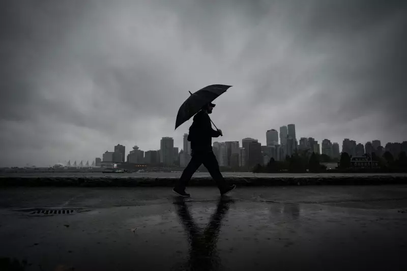 Atmospheric River Targets B.C. South Coast, Main Impact Expected Sunday