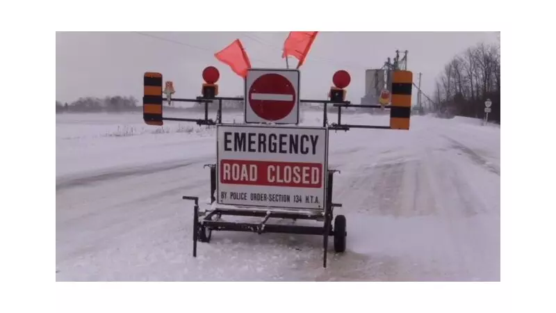 Barrie Police Close Roads After Crash in Singhampton and Creemore Area