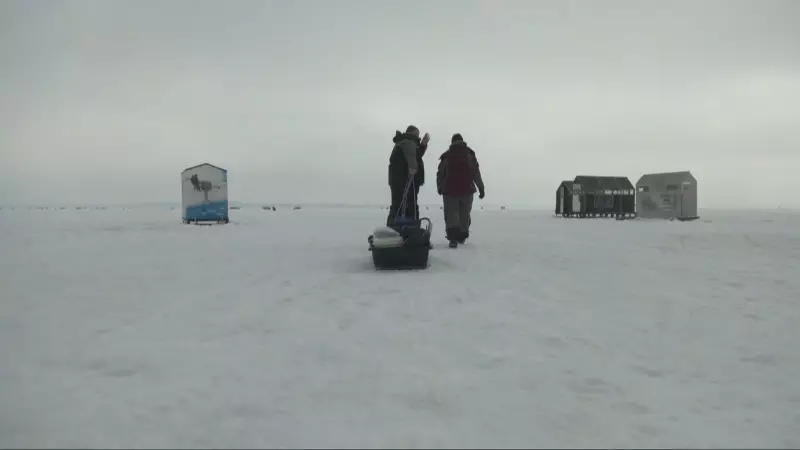 Barrie Police Warn Ice Fishers of Dangerous, Spotty Conditions