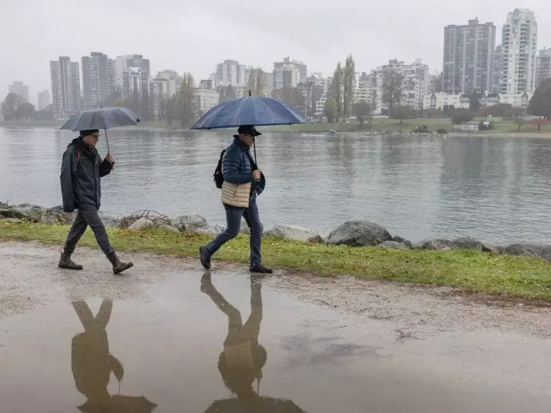 B.C.'s South Coast Braces for Major Atmospheric River: Up to 125 mm of Rain Forecast