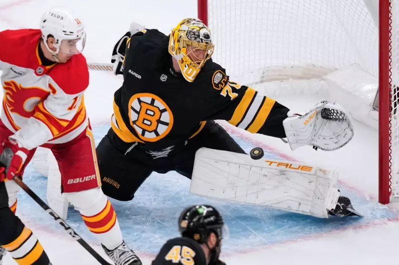 Bruins Defeat Flames 4-1, Calgary Extends Losing Streak to Four Games