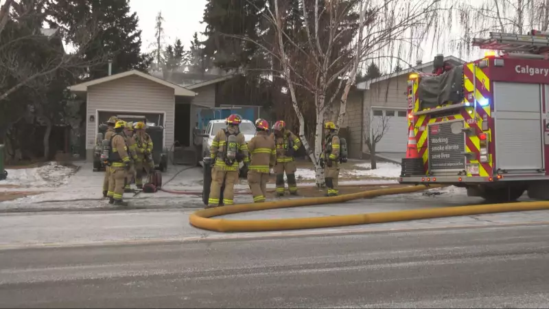 Calgary Fire Investigation Underway in Renovated Northeast Home