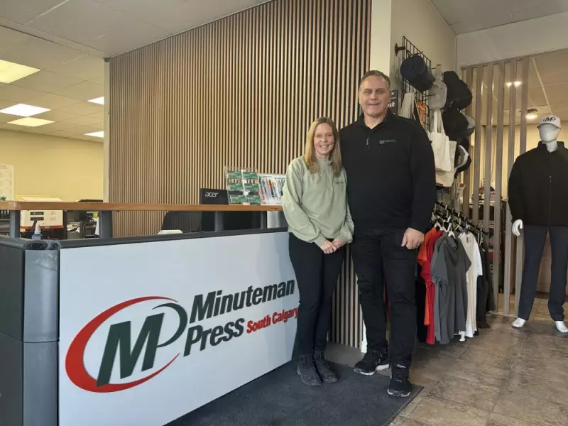 Calgary Minuteman Press Owners Win Top Service Award After Seven Years
