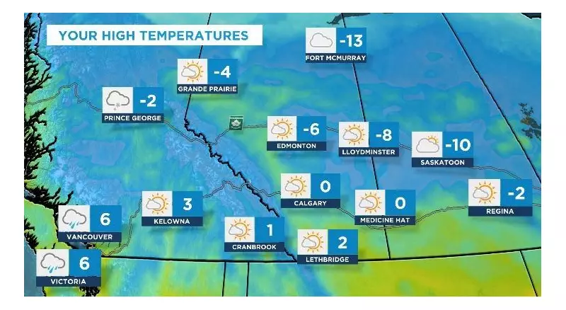 Calgary Weather: Mild Mid-Week, Major Warmup Starts Saturday