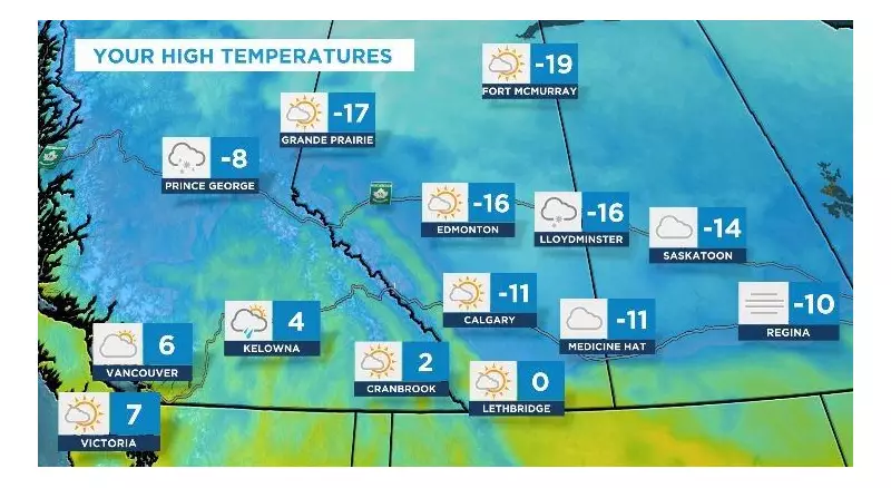 Calgary's Weather Rollercoaster: One More Cold Day Before a 13-Degree Warm-Up Tuesday