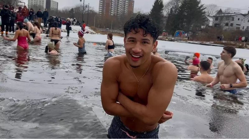 Canadians Brave Icy Waters in Polar Bear Swims to Ring in 2026