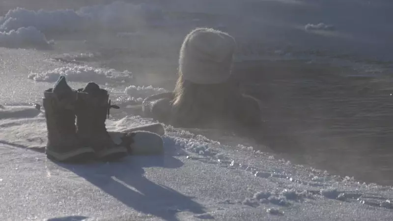 Canmore Resident Embraces Frigid Winter with Cold Water Immersion Ritual