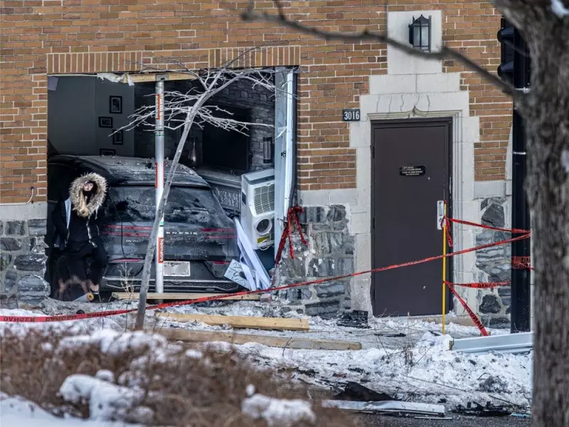 Car Crashes Into Montreal Condo Living Room, Two Injured in Early Morning Incident