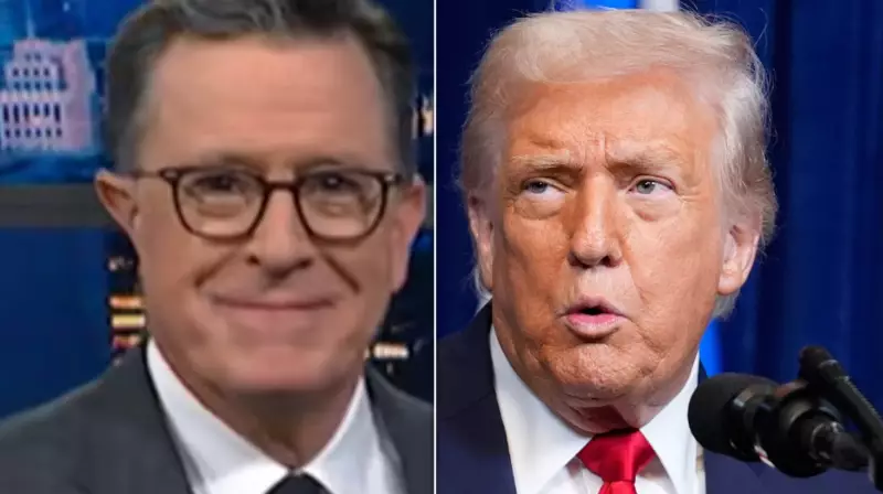 Colbert Stunned by Trump's 'Illegal-Sounding' Oil Claim