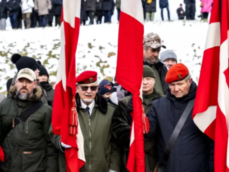 Danish Veterans March in Copenhagen to Protest Trump's Remarks on NATO Troops