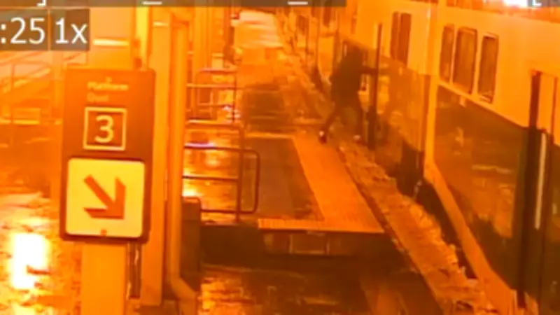 Daring Leap Onto Moving GO Train Captured in Metrolinx Video