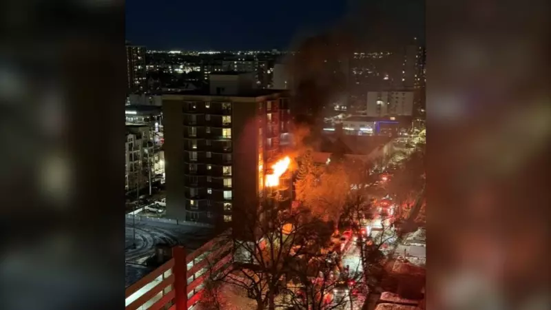 E-Bike Battery Sparks Major Apartment Fire in Central Edmonton, EFRS Reports