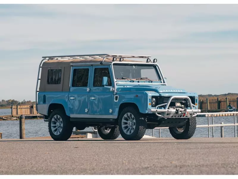 ECD Auto Design Unveils Project Pelican: A Bespoke Light Blue Defender 110