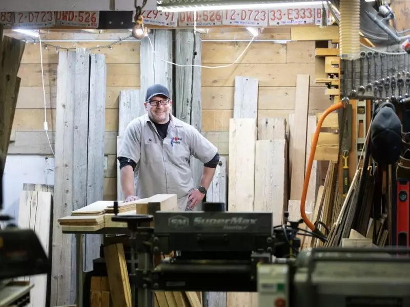 Edmonton Business Transforms Old City Wood into New Construction Lumber