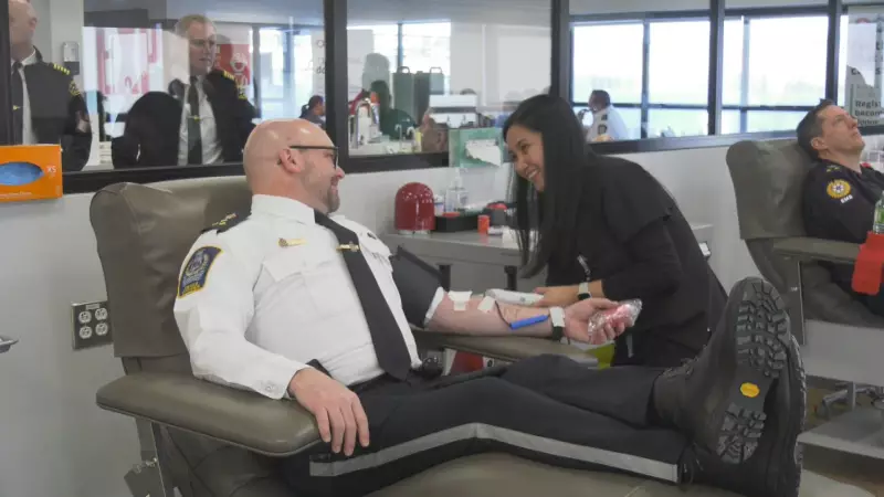 Edmonton First Responders Answer Urgent Call for Blood Donations