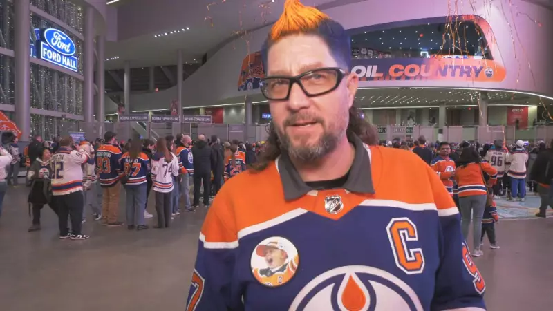 Edmonton Oilers Superfan McMullet Celebrates 200 Consecutive Home Games Milestone