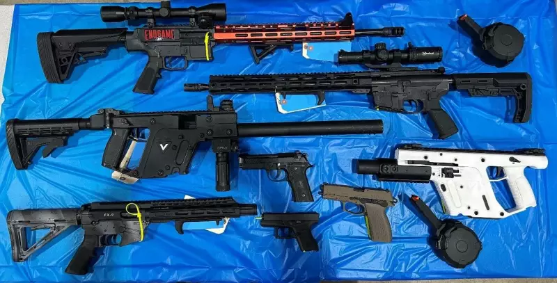 Edmonton Police Charge 52-Year-Old Man After Seizing Large Cache of Illegal Firearms