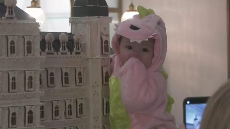 Edmonton's 8-Month-Old Wins Gingerbread House Demolition for Charity