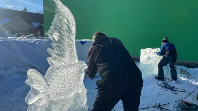 Edmonton's Deep Freeze Festival: Ice Sculpting & Winter Events This Weekend