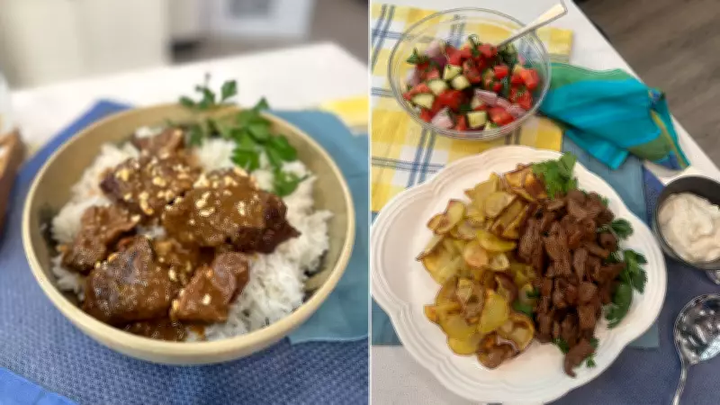Emily Richards' Global Kitchen: Beef Shawarma and Kare Kare Recipes Bring Travel Home