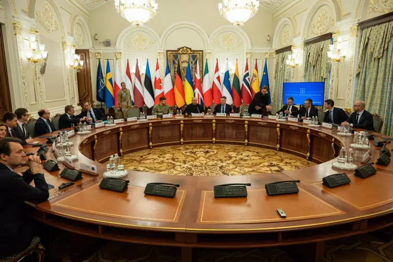 European Security Advisers Meet in Kyiv to Discuss Ukraine Peace Proposals