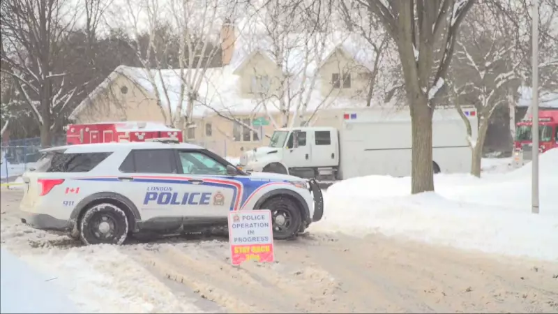 Explosive-Making Chemicals Discovered in London, Ontario Residence During Police Investigation