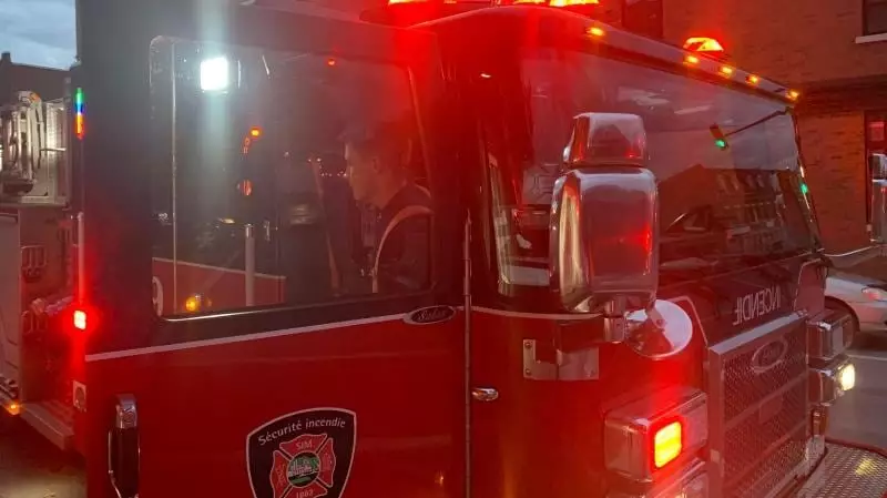 Firefighters Battle Blaze at Downtown Montreal Skyscraper