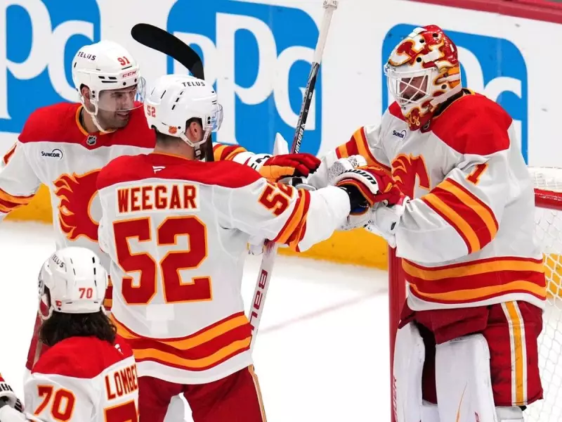 Flames Snap Losing Streak with Gutsy 2-1 Win Over Red-Hot Penguins