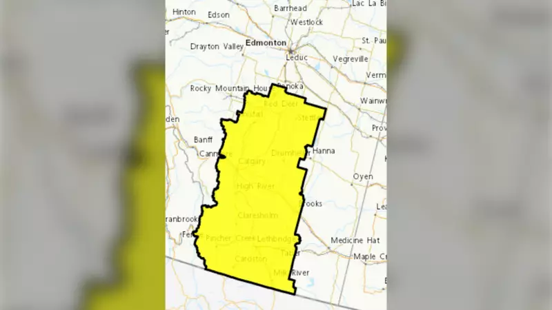 Fog Advisory Blankets Southern Alberta, Red Deer to U.S. Border