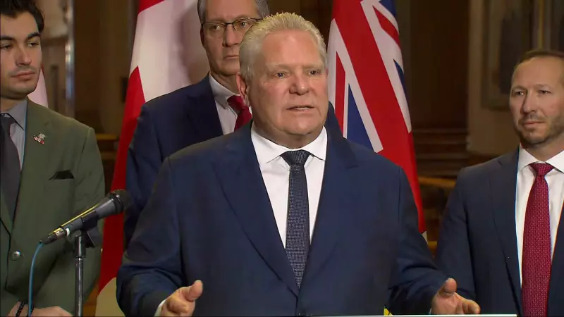 Ford Rejects New Toronto Taxes in 'New Deal 2.0' Talks, Citing Overburdened Residents