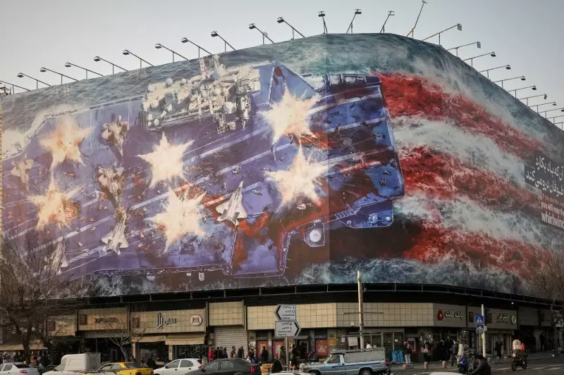 Iran Unveils Mural in Tehran as Stark Warning to U.S. Over Potential Military Strike