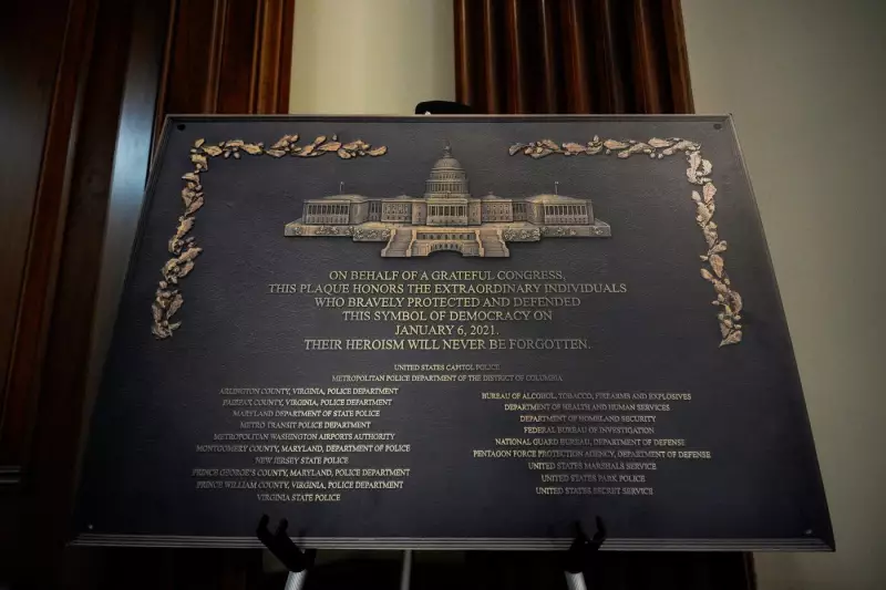 Jan. 6 Commemorative Plaque Vanishes from U.S. Capitol, Sparking Questions