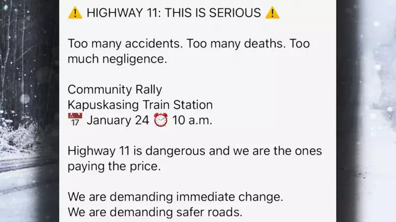 Kapuskasing Woman Leads Grassroots Highway Safety Rallies Across Northern Ontario