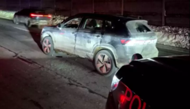 Kitchener Driver Faces Charges After Vehicle Found Stopped in Highway 403 Middle Lane