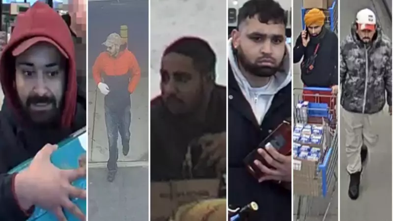 Kitchener Police Release Suspect Images in Smash-and-Grab Theft Spree