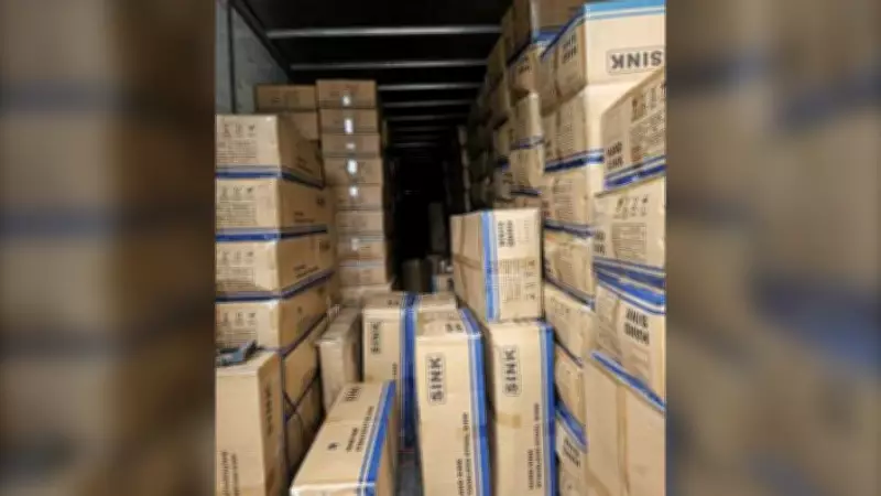 Langley RCMP Seeks Owner of Trailer Loaded with New Sinks After Recovery