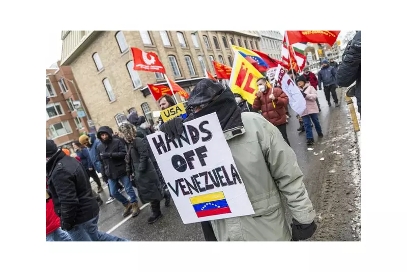 Leftist Protesters Pivot to Venezuela Campaign in Minutes, Showcasing Newfound Organization